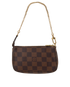 Mini Pochette Accessories, &pound;450, Handbags, Brown, Canvas, Back view